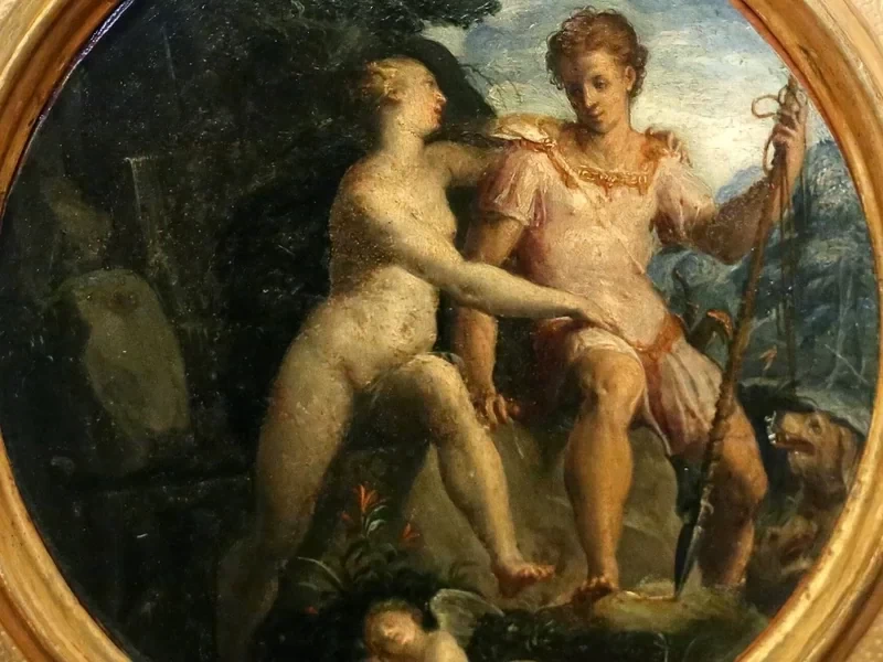 1535-Girolamo Macchietti - Venere e Adone - Galleria Palatina, Firenze